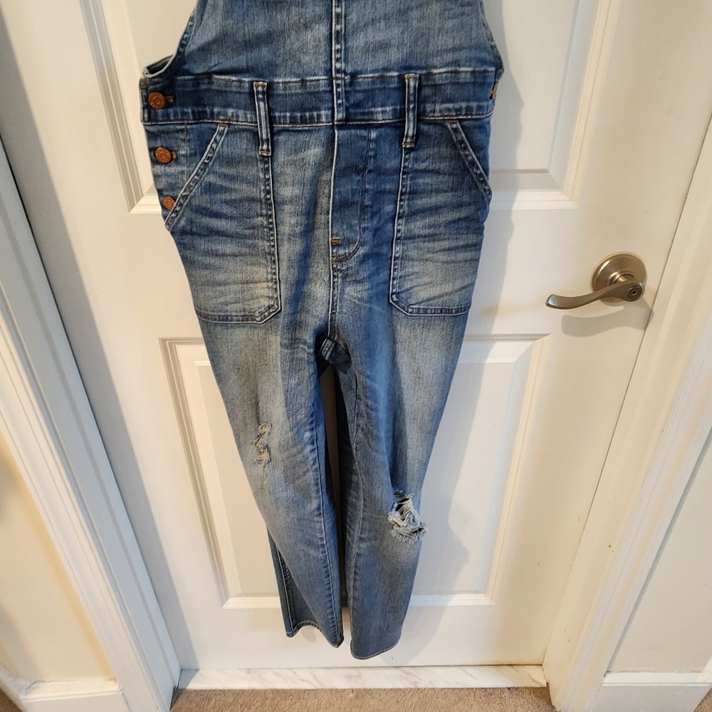Madewell Blue Denim Jeans Overalls - Picture 6 of 14